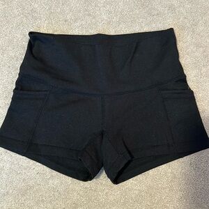 Popflex black shorts